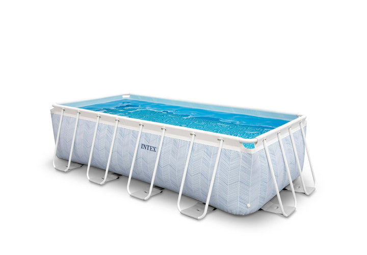 Huismerk Intex Chevron Prism Frame Zwembad 400 X 200 X 100 Cm