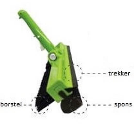 Kokido 3-In-1 Zwembad Schoonmaakborstel